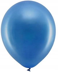Balony Rainbow GRANATOWE 30cm metalizowane 10szt