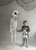 Duży Balon foliowy Kościotrup Szkielet XXL Dekoracja na Halloween 46x129cm