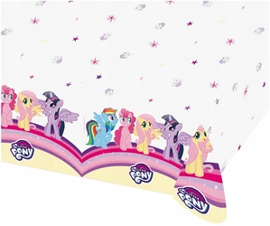Obrus MY LITTLE PONY foliowy na urodziny 120x180cm