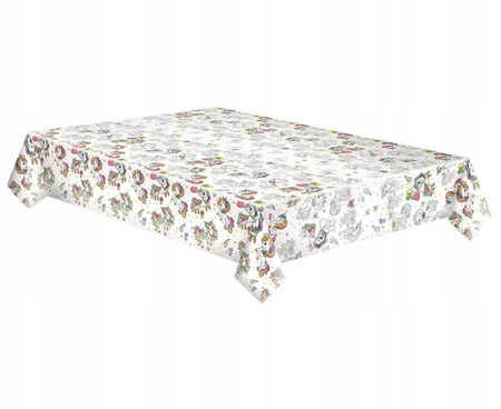 Obrus Papierowy Jednorożce Unicorns na stół Urodziny ROCZEK party 120x180cm