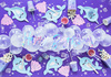 Baner HAPPY BIRTHDAY opalizujący na urodziny 62cm