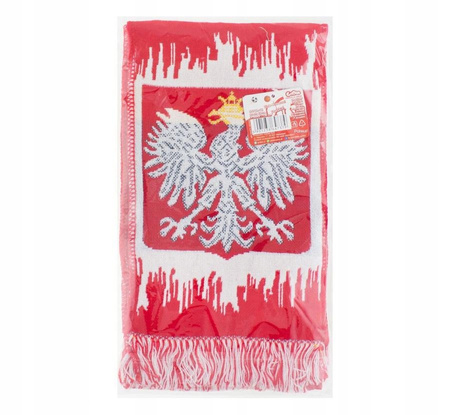 Szalik dla kibica POLSKA Piłka Nożna Siatkówka na Mecz Mistrzostwa 130x20cm