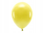 Balony ECO 30cm pastelowe CIEMNY ŻÓŁTY 10sz roczek