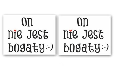 Naklejki na pod buty dla męża i żony na ślub N56