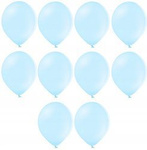 Balony Pastel Ice Blue 36cm 10szt na ślub urodziny