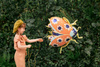 Duży Balon foliowy Biedronka na urodziny roczek party zwierzątka 87x75cm