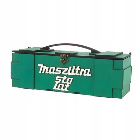 Skrzynka Drewniana MASZLITRA prezent na urodziny