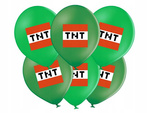 DUŻE Balony TNT PIKSELE na urodziny 37cm 5szt