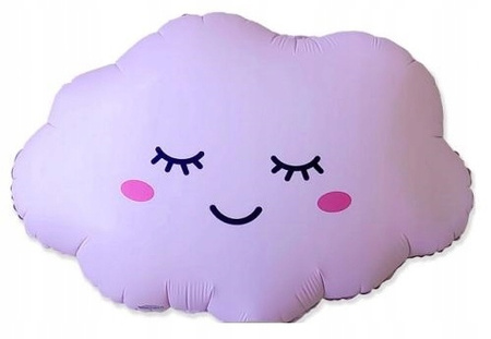 Balon foliowy Różowa Chmurka uśmiechnięta Chmura na urodziny roczek 35cm
