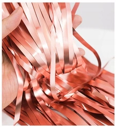 Kurtyna MATOWA na ślub ROSE GOLD RÓŻOWE ZŁOTO 1x2m