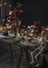 Duży Obrus Pajęczyna foliowy Ozdoba na Stół Urodziny Halloween 135x180cm