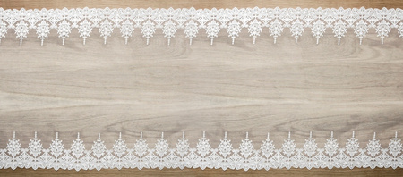 Bieżnik Koronka Złamana Biel na Stół Wesele Ślub Komunię Chrzest 0,45x9m