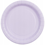 Talerzyki Papierowe Lawenda Fioletowe na Urodziny Roczek Komunię 18cm 6szt