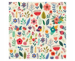 Serwetki Summer kwiatki papierowe urodziny 20szt