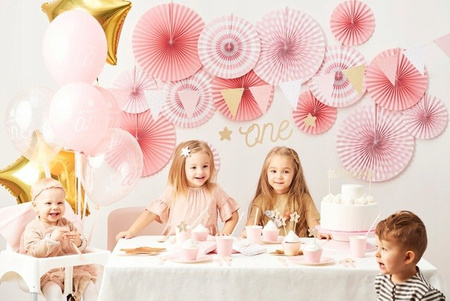 TOPPER na tort 1st Birthday ZŁOTY 21cm ROCZEK