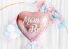 Balon Foliowy Serce Różowe Mom to Be na Baby Shower dla przyszłej Mamy 35cm