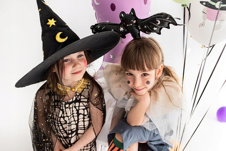 Duży Balon foliowy Nietoperz Czarny Dekoracja na Urodziny Halloween 40x13cm