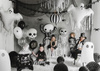Duży Balon foliowy Kościotrup Szkielet XXL Dekoracja na Halloween 46x129cm