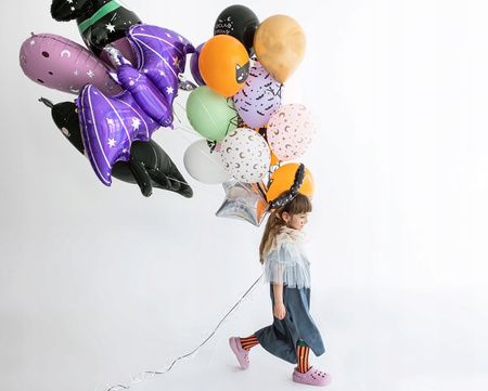 Balon foliowy Nietoperz Fioletowy Dekoracja na Urodziny Halloween 119x51cm
