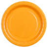 Talerzyki Papierowe Jasne Pomarańczowe na Urodziny Roczek Ślub 18cm 6szt