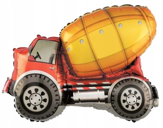 Balon BETONIARKA foliowy urodziny roczek 82x68,5cm