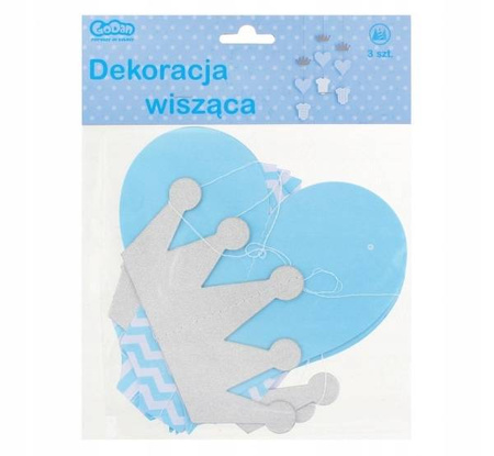 Świderki dekoracja wisząca LITTLE BOY dla chlopca