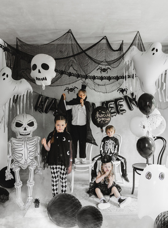 Duży Balon foliowy Kościotrup Szkielet XXL Dekoracja na Halloween 46x129cm