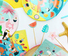 TOPPER Summer Let's party pikery tort urodziny 6sz