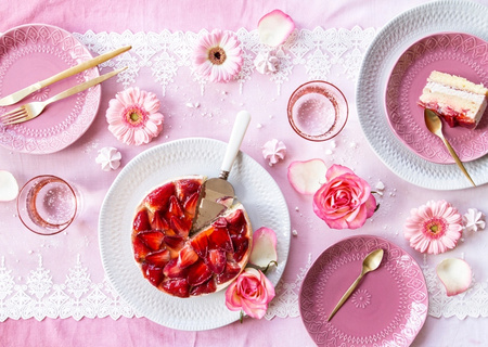 Bieżnik Koronka Złamana Biel na Stół Wesele Ślub Komunię Chrzest 0,45x9m