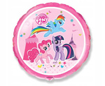 Balon foliowy okrągły My Little Pony urodziny 46cm