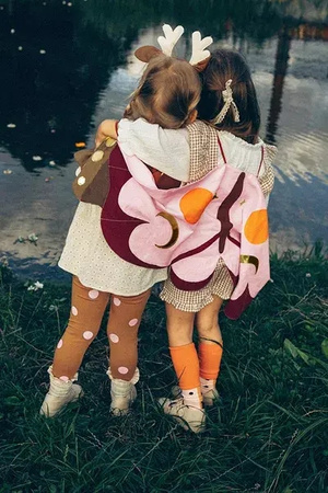 Kostium ĆMA SKRZYDŁA MOTYLEK strój motyl na bal karnawałowy przebierańców