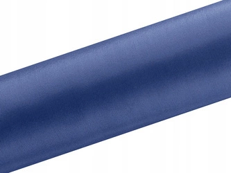 Bieżnik NIEBIESKI SATYNA rolka na stół ślub wesele