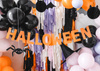 Czarny Nietoperz Honeycomb Dekoracja Wisząca na Urodziny Halloween 45x17cm