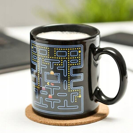 Kubek ceramiczny RETRO GAME PAC-MAN zmieniający kolory prezent dla gracza