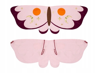 Kostium ĆMA SKRZYDŁA MOTYLEK strój motyl na bal karnawałowy przebierańców