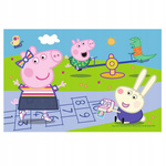 MINI Puzzle ŚWINKA PEPPA plac zabaw układanka PREZENT dla dzieci 54el TREFL