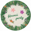 Talerzyki papierowe Hawaii Hawajskie na Urodziny Roczek Party 18cm 6szt
