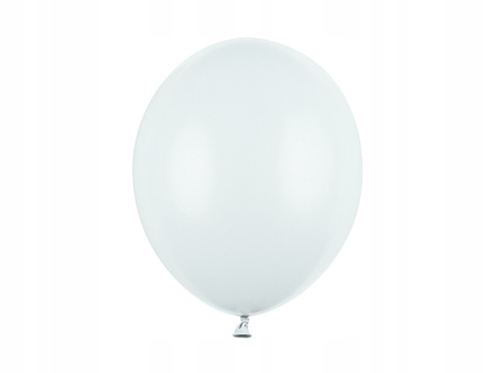 Balony urodzinowe LIGHT MISTY BLUE 30cm Pastelowe na urodziny roczek 10szt