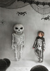Duży Balon foliowy Kościotrup Szkielet XXL Dekoracja na Halloween 46x129cm