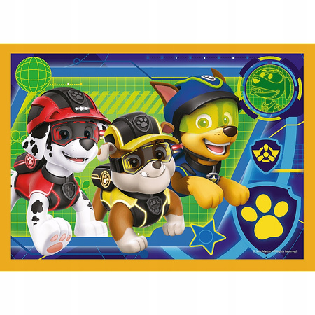 Puzzle WAKACYJNY PSI PATROL SKYE RUBBLE MARSHALL układanka 4w1 TREFL 4+