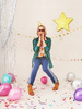 Czapeczki ZŁOTE na 18 URODZINY 18th Birthday 6szt