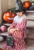 Torebka Czarna Nietoperze na Prezenty Ozdobna Urodziny Halloween 14x18x8cm
