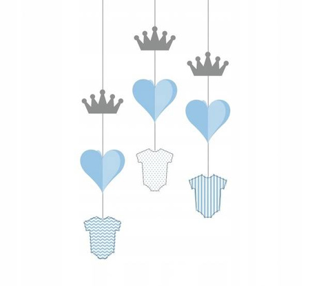 Świderki dekoracja wisząca LITTLE BOY dla chlopca