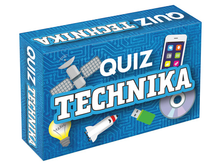 GRA mini QUIZ TECHNIKA edukacyjna rodzinna karciana obrazkowa PREZENT 7+