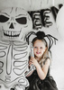 Duży Balon foliowy Kościotrup Szkielet XXL Dekoracja na Halloween 46x129cm