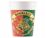 Kubeczki papierowe Harry Potter Hogwards Houses Warner na urodziny 8szt