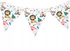Flagi ZWIERZĄTKA Girlanda na urodziny 200cm 10szt