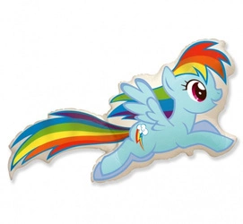 Balon foliowy My Little Pony Rainbow Dash 61cm