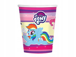 Kubeczki MY LITTLE PONY papierowe na urodziny 8szt