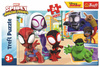 Puzzle MAXI SPIDAY i PRZYJACIELE Hulk Spiderman Marvel 24 elementy TREFL 3+